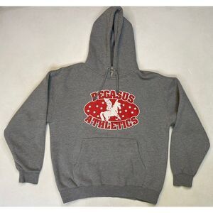 Pegasus Athletics Graphic Pullover Hoodie Men Large Gray Trippie Redd Music